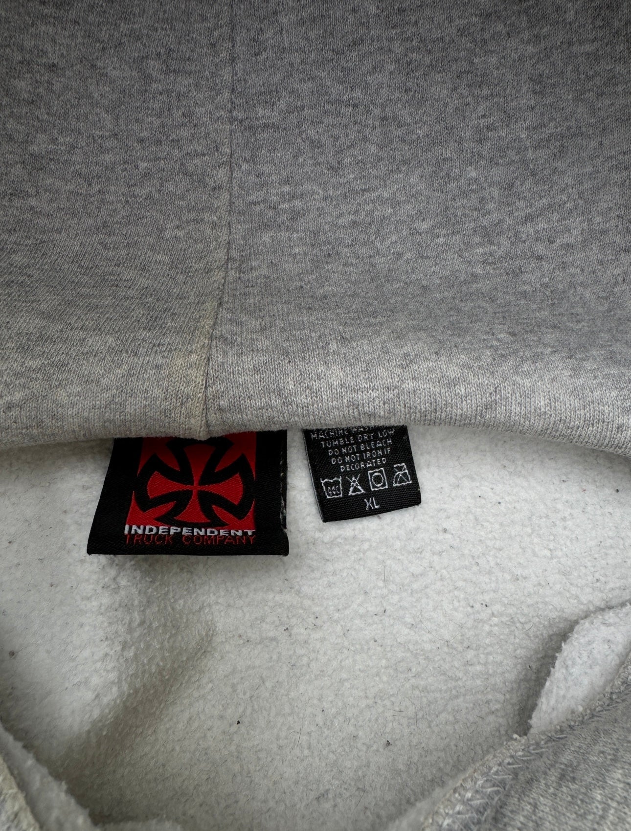 Vintage Y2K Independent Grey Hoodie