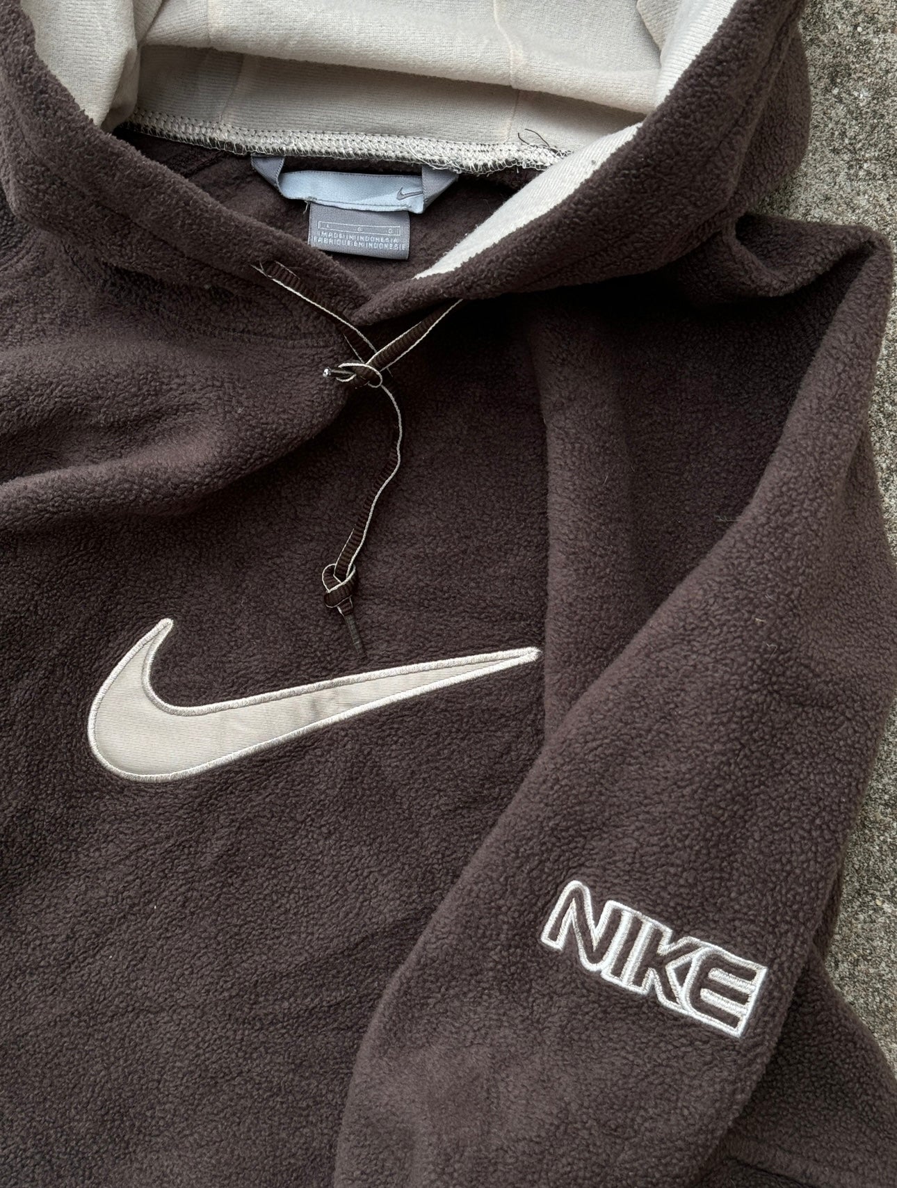 Vintage Y2K Nike Brown Hoodie