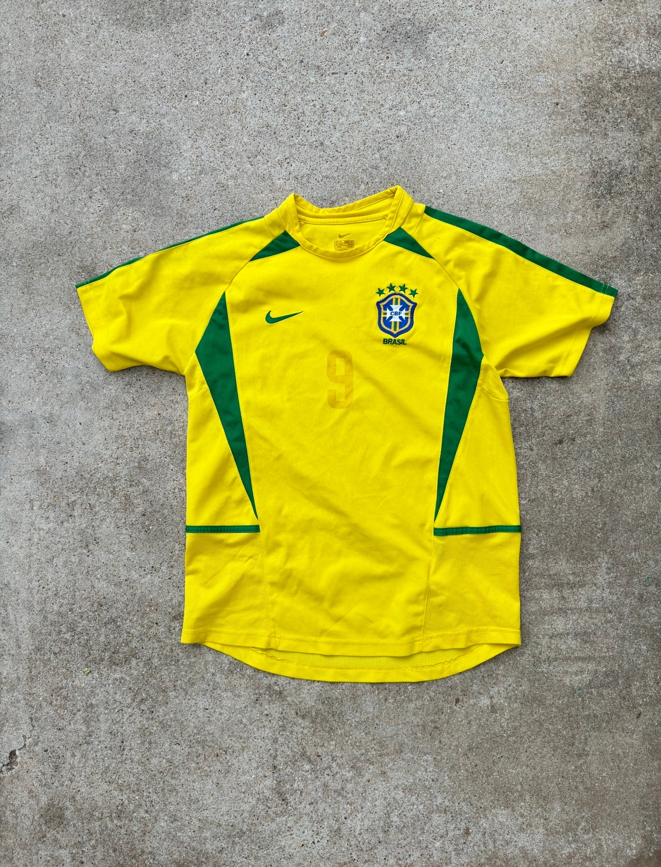 Brazil Number 9 Soccer Jersey