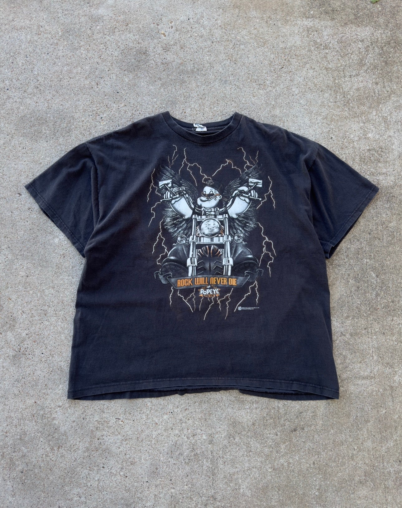 Vintage Popeye Biker Tee