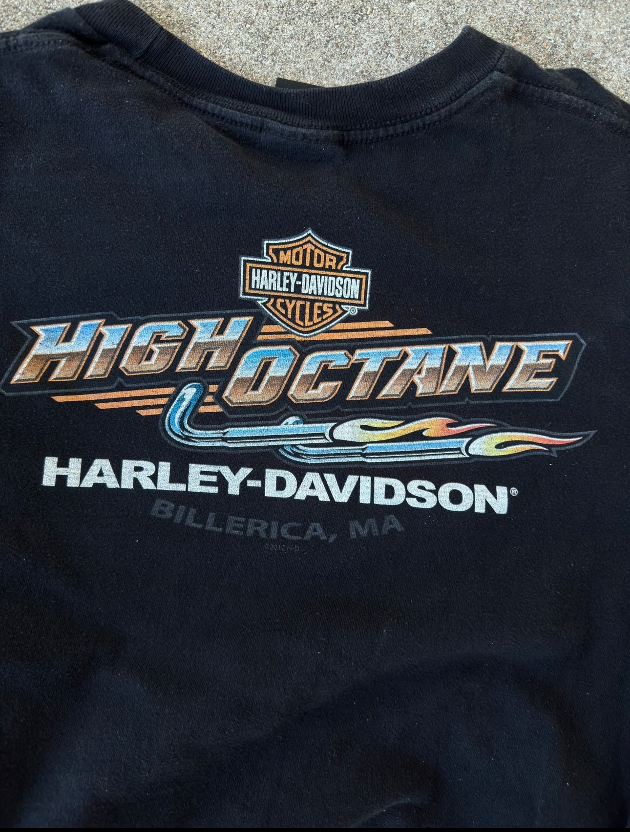 Vintage Harley Davidson Halloween Long Sleeve Tee