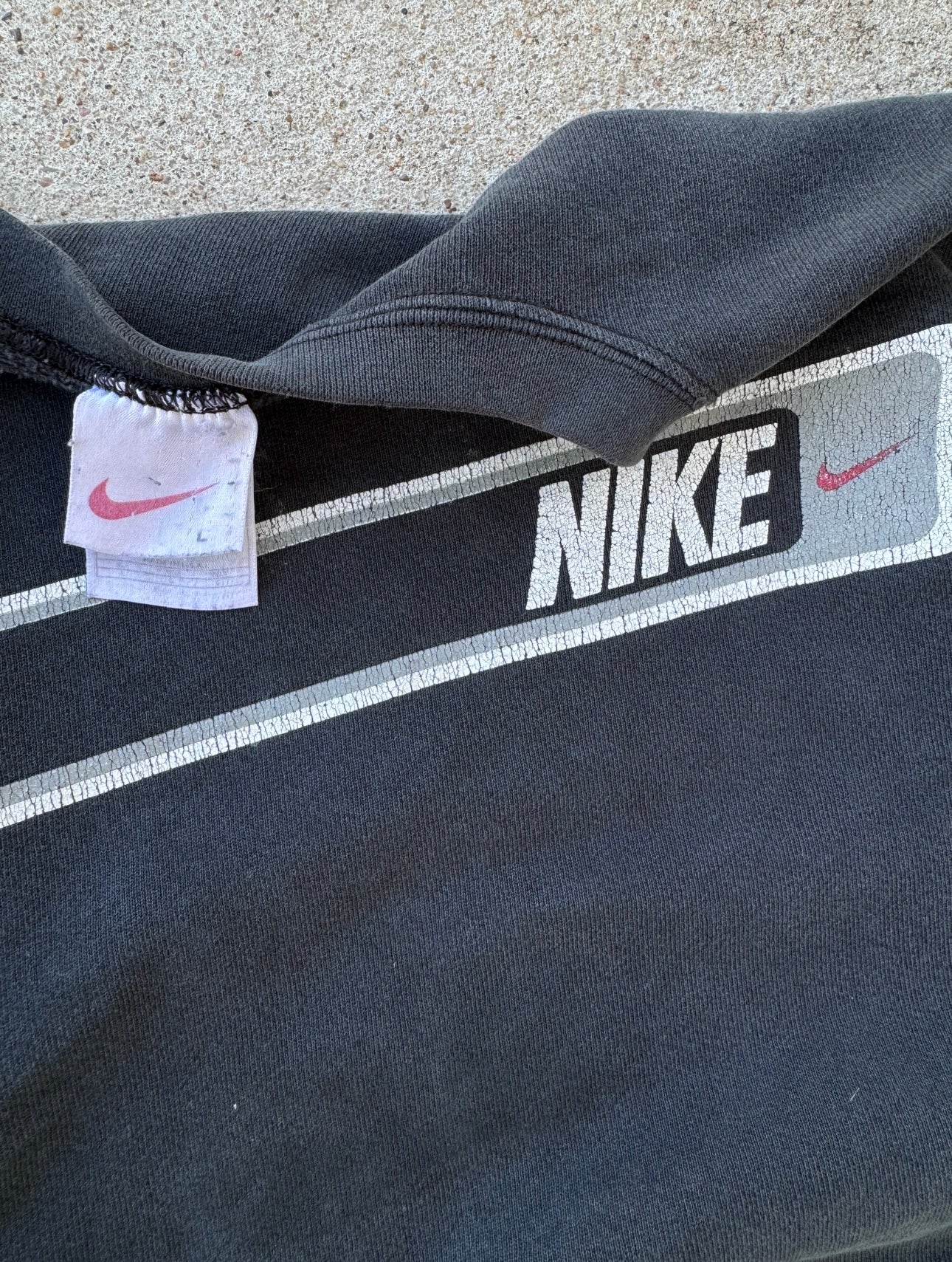 Vintage 90s Nike Black Sweatshirt