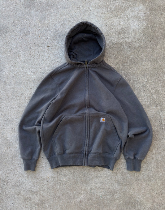 Vintage Grey Carhartt Zip Up Jacket