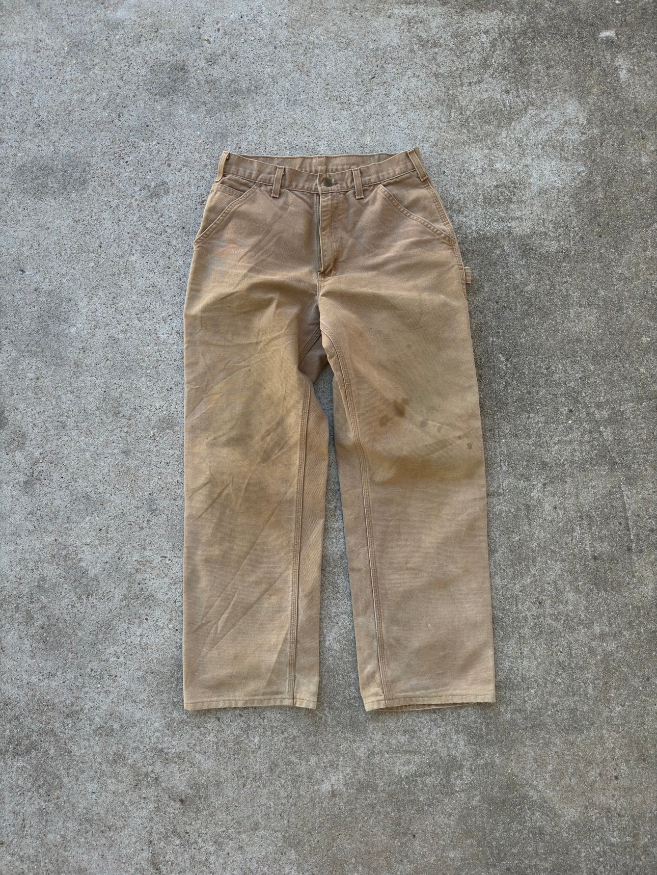 Vintage Khaki Faded Carharrt Pants