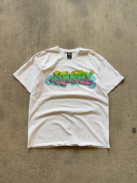 Vintage Stussy Graffiti Tee