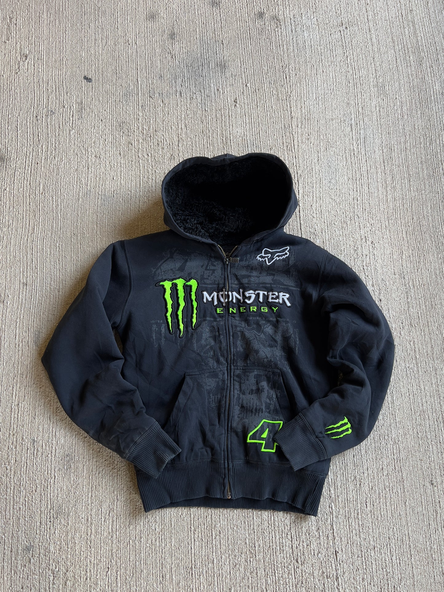 Vintage Y2K Fox X Monster Zip Up Jacket