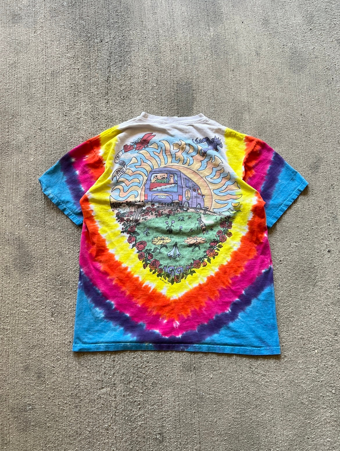 Vintage Liquid Blue Grateful Dead Tee