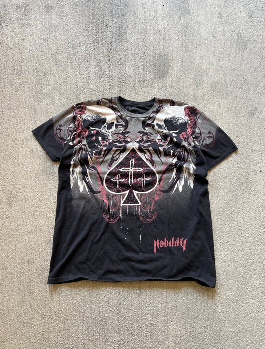 Vintage Y2K Nobility Skull Tee