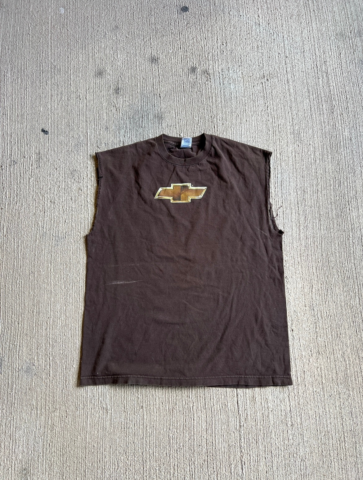 Vintage Chevy Brown Sleeveless Tee