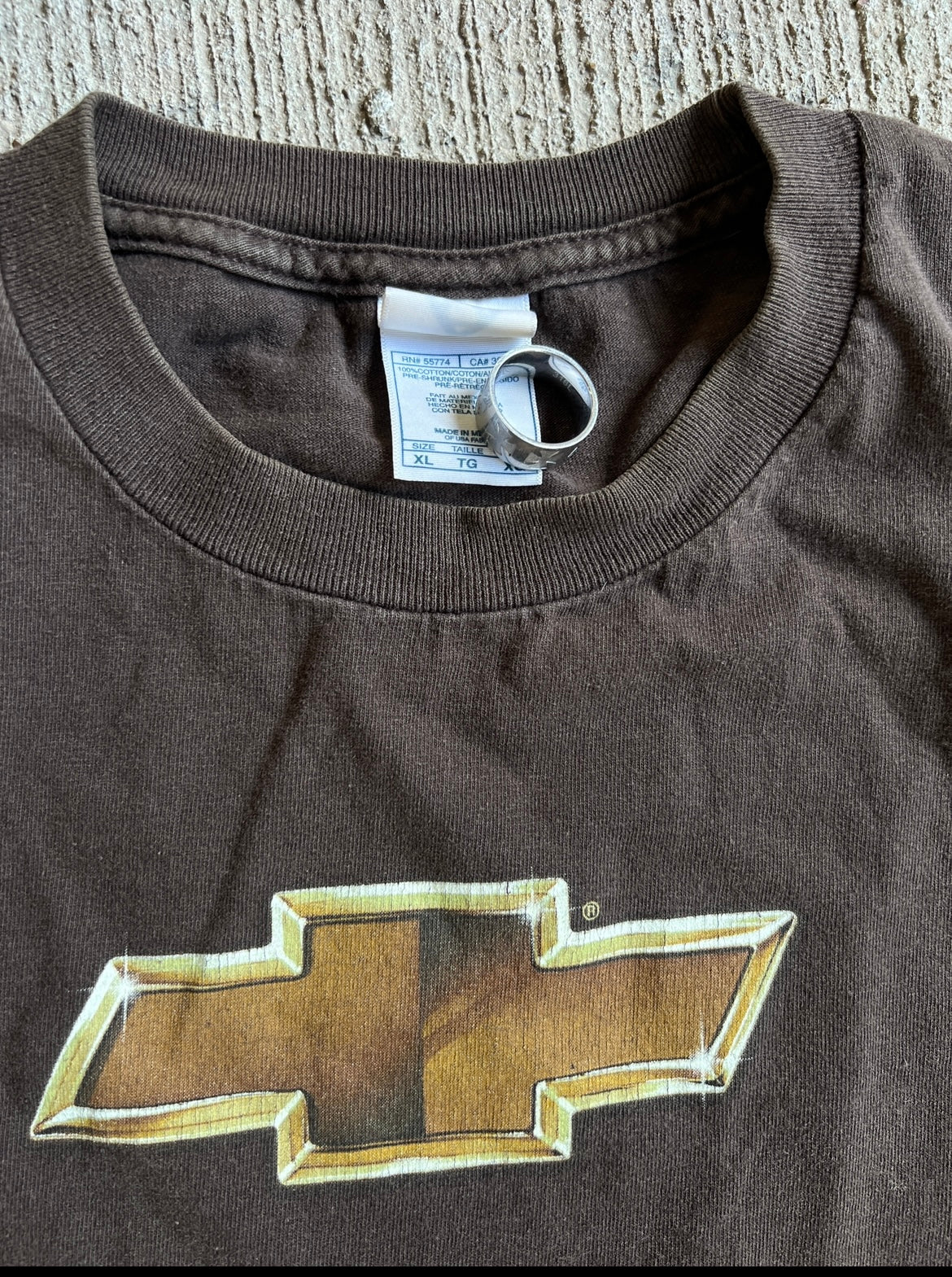 Vintage Chevy Brown Sleeveless Tee