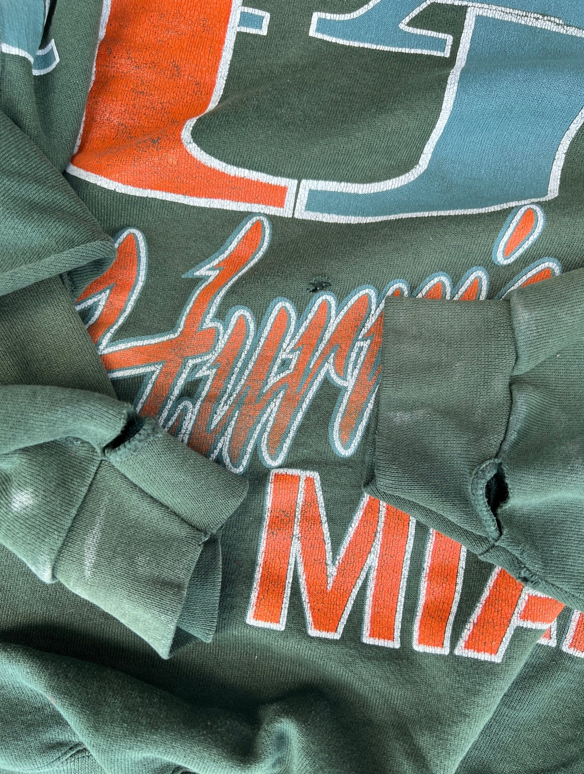 Vintage 90s Miami Hurricanes Sweatshirt