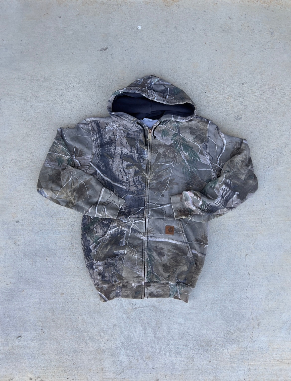 Vintage Carhartt Camo Zip Up Jacket